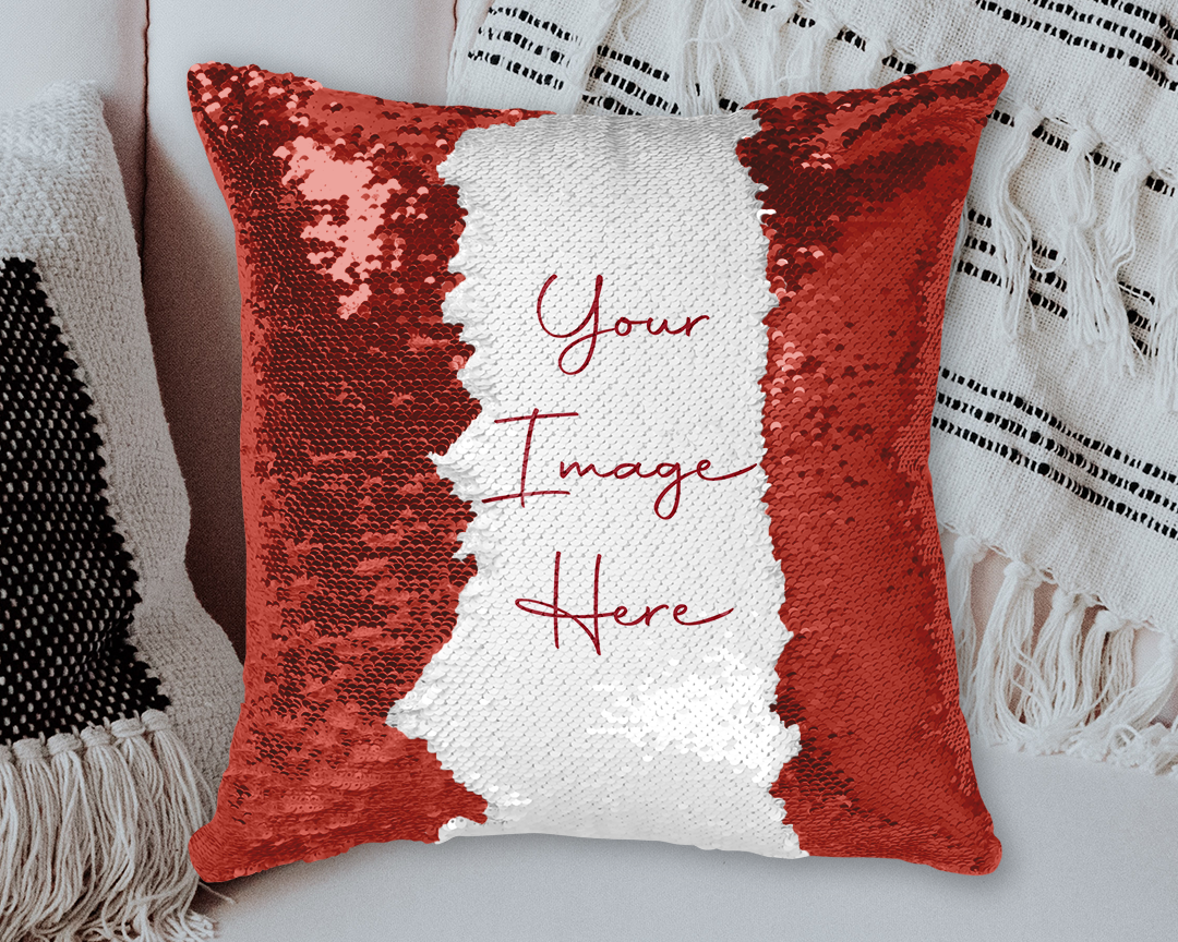 Design your sales own sequin pillow