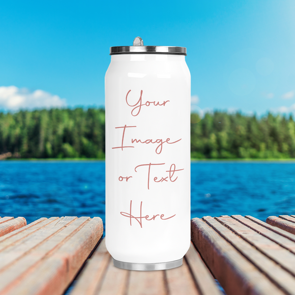 Personalized Dear Dad Soda Can Tumbler - Up to 5 People - Gift Idea For Father's Day - Dear Dad Great Job! main image 1